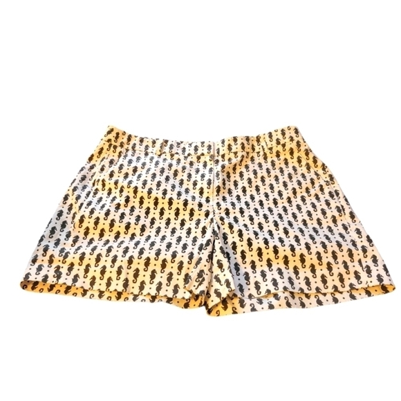 Brooks Brothers Sea horse preppy size 10 ladies shorts - Picture 1 of 16